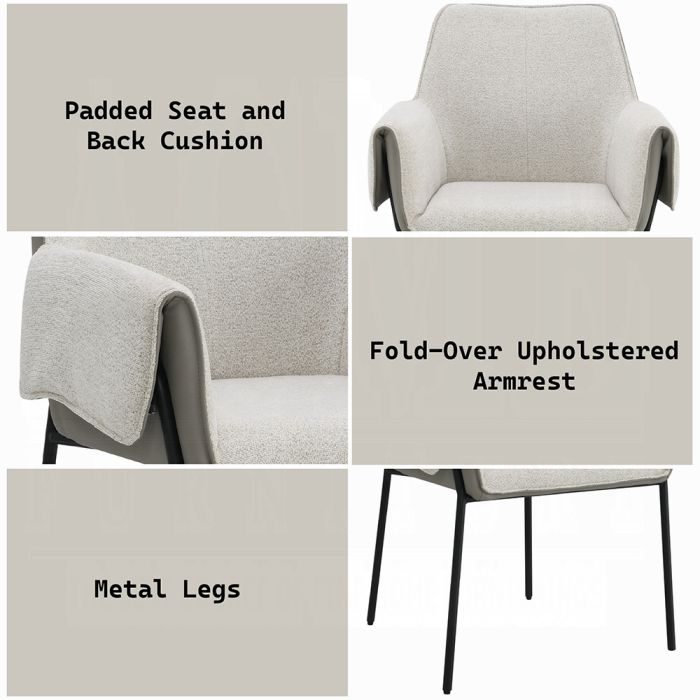 Jirina Arm Chair (Set-2)