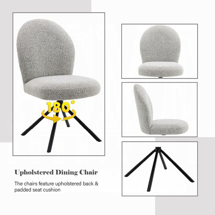 Lawton Side Chair w/Swivel (Set-2)