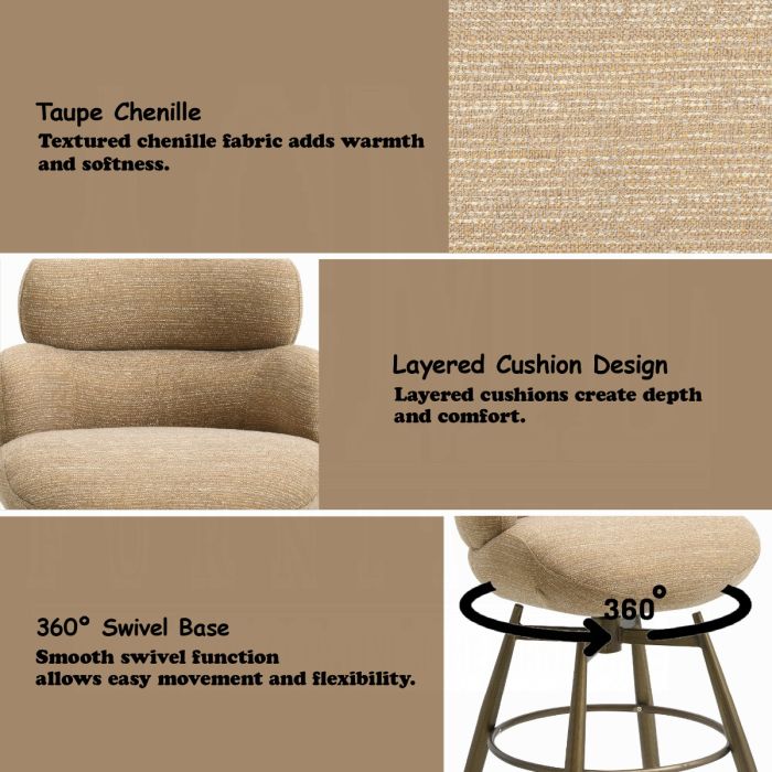 Jena Bar Chair w/Swivel