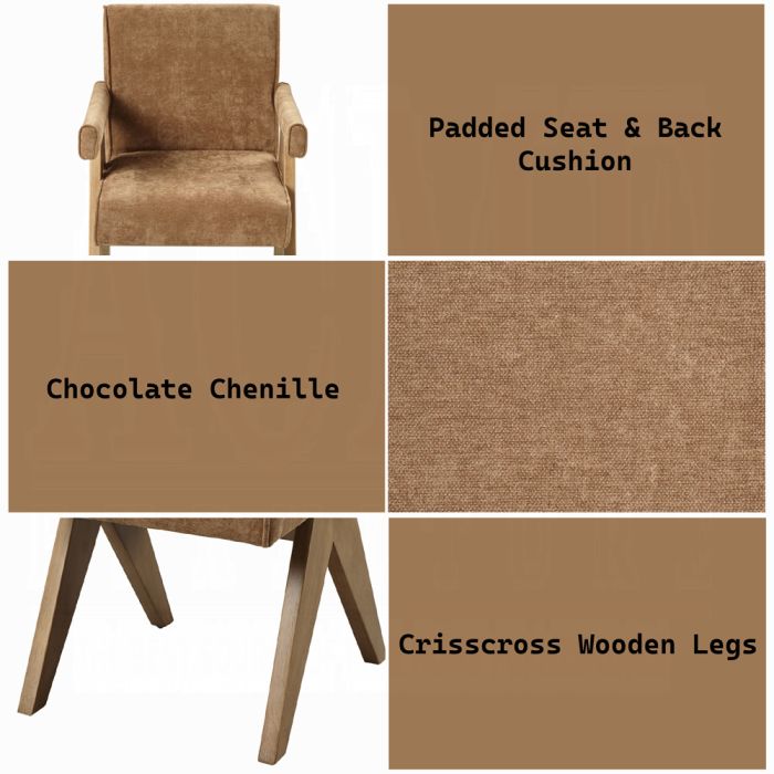 Zoey Arm Chair (Set-2)