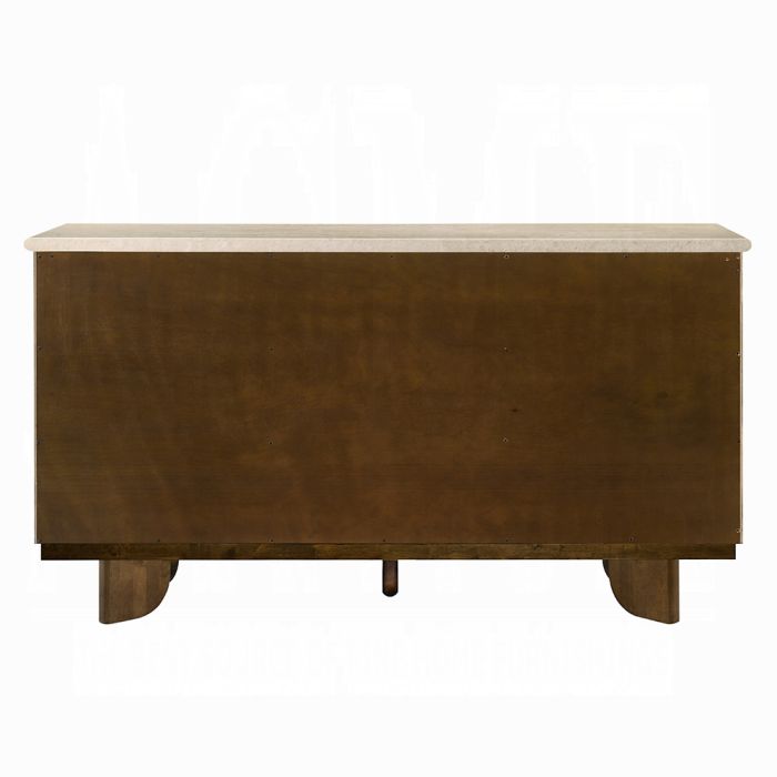 Kasha Server w/Natural Marble Top