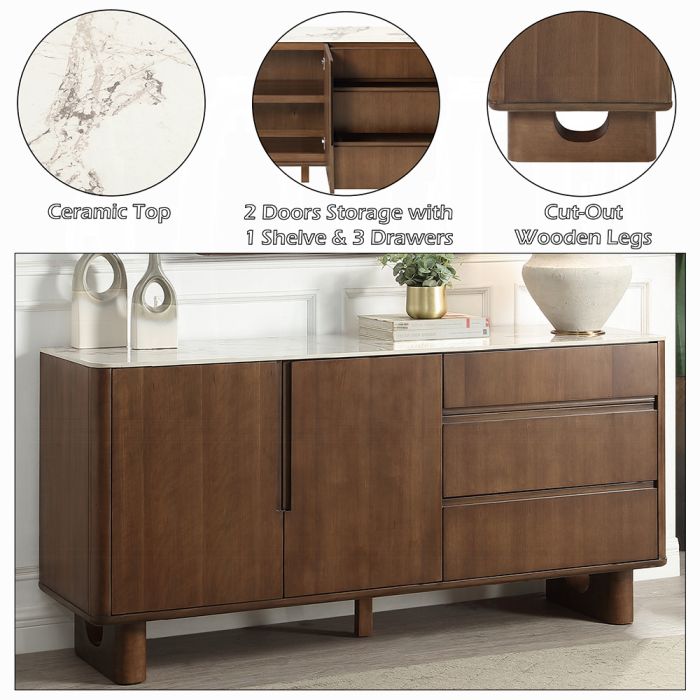 Harvey Server w/Ceramic Top