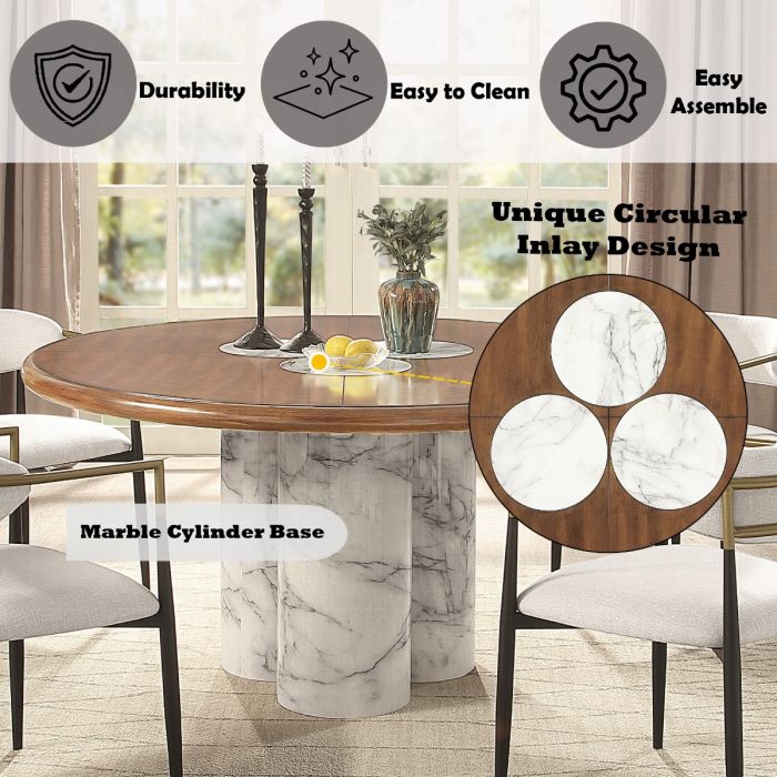 Harvey Round Dining Table 