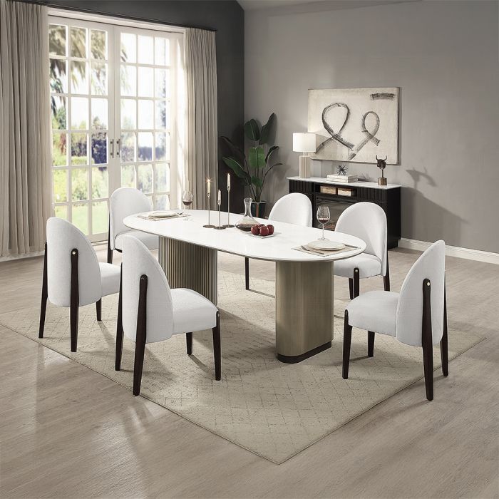 Clayten Dining Table w/Engineered Top