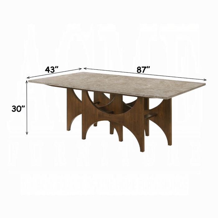 Oleia Dining Table w/Engineered Marble