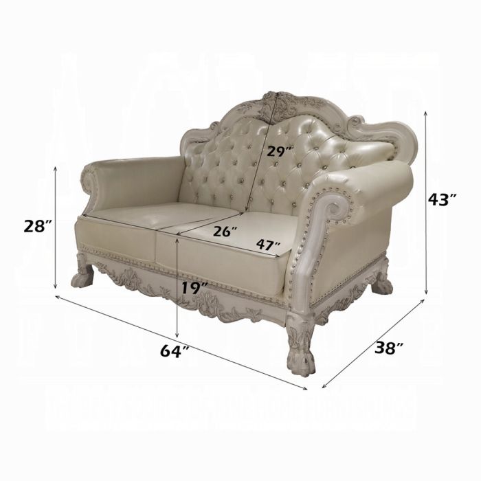 Dresden Loveseat W/3 Pillows