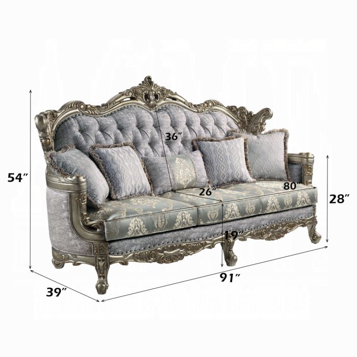 Miliani Sofa W/5 Pillows