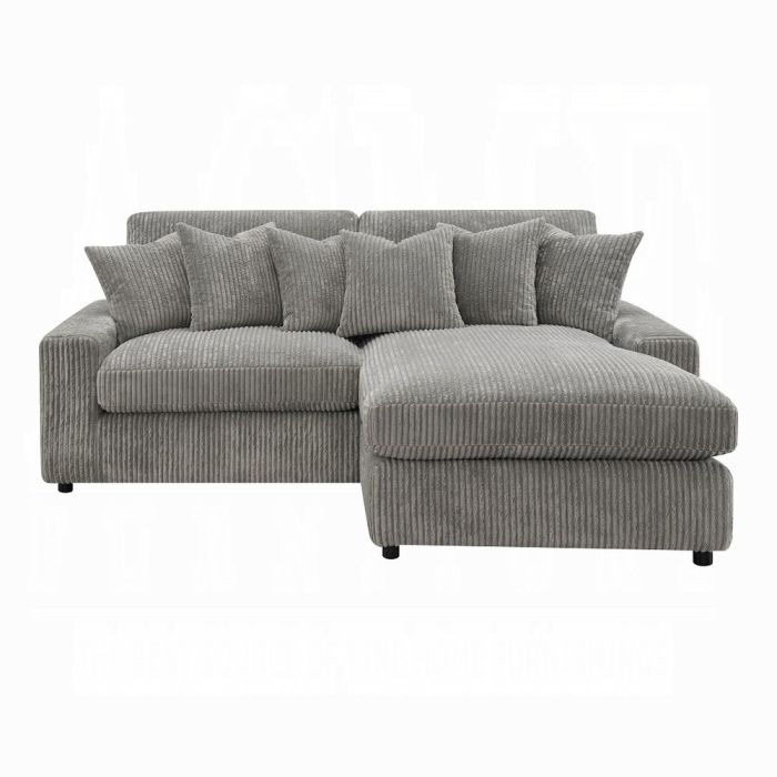 Tavia Reversible Sectional Sofa W/6 Pillows
