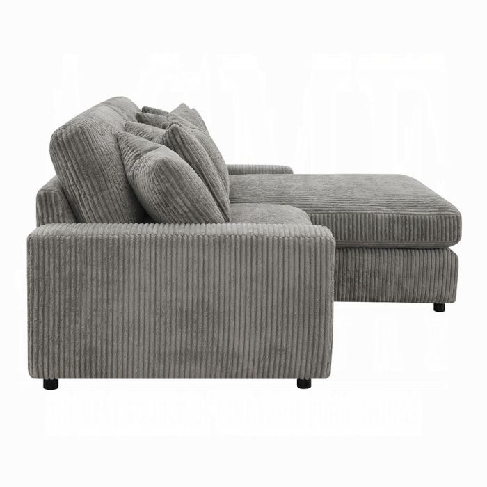 Tavia Reversible Sectional Sofa W/6 Pillows