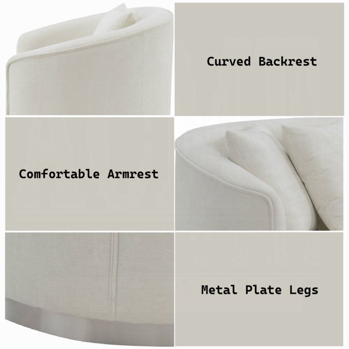 Odette Sofa W/4 Pillows