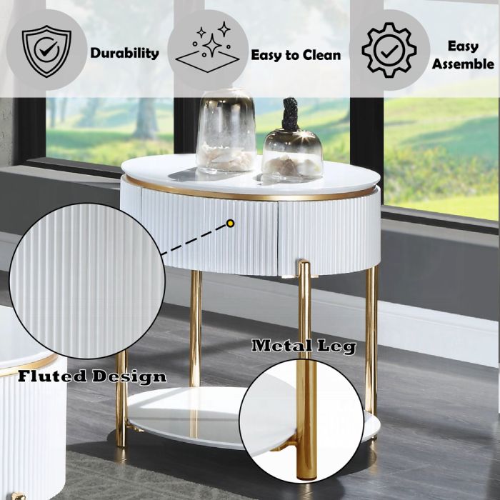 Daveigh End Table