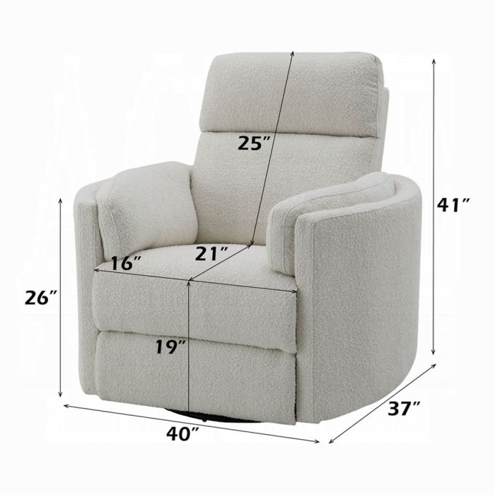 Sagen Glider Recliner W/Swivel