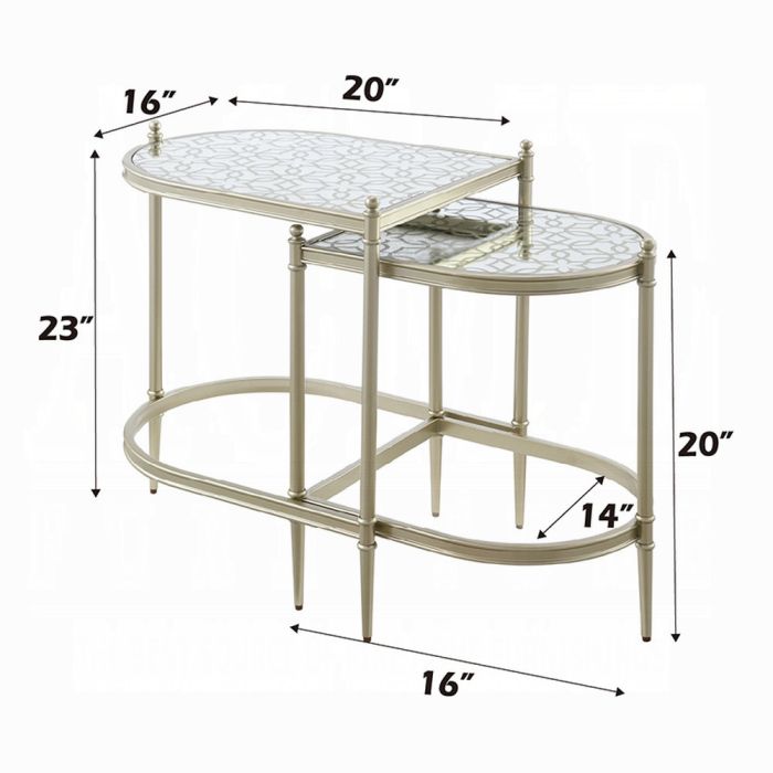 Zaba Nesting Table