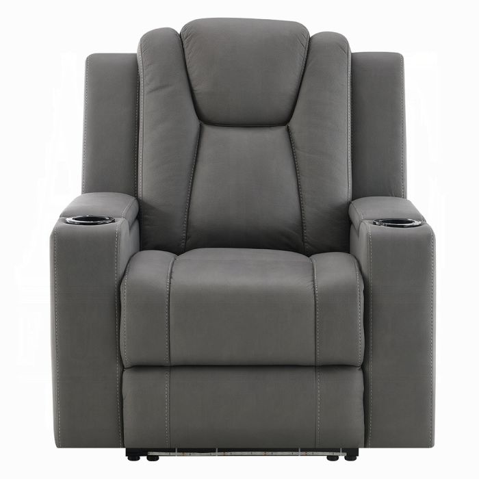 Leuco Power Motion Recliner w/Cup Holder, Control, LED & Power Headrest