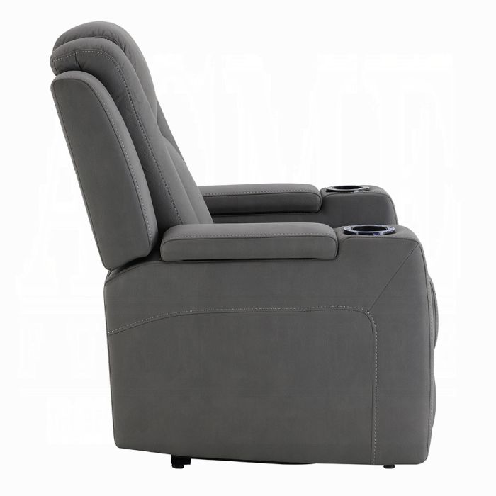 Leuco Power Motion Recliner w/Cup Holder, Control, LED & Power Headrest
