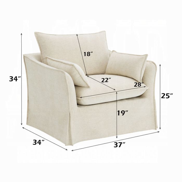 Shane Chair w/2 Pillows
