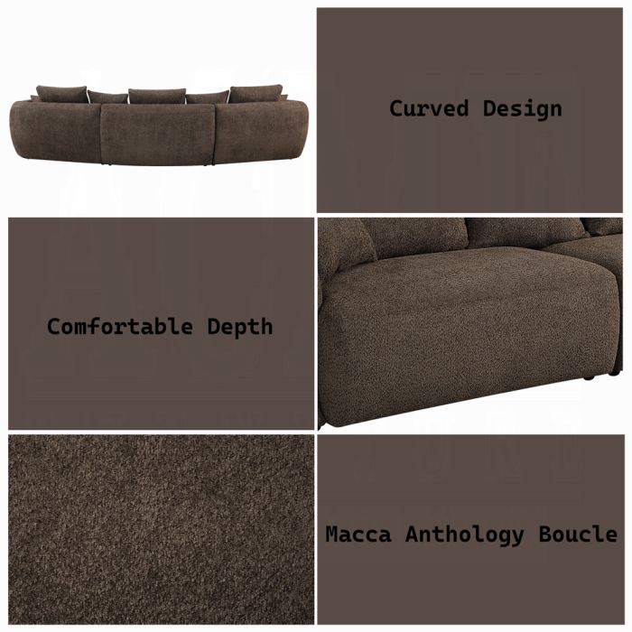 Bash Sofa W/7 Pillows