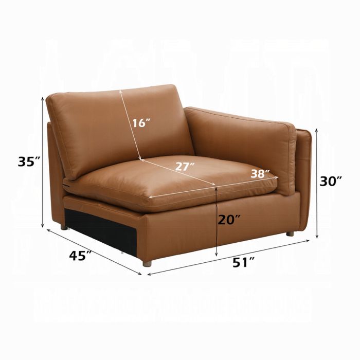 Brighton Modular - Right Facing Arm Chair