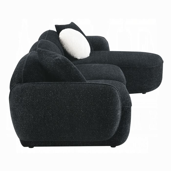 Lucifer Sectional Sofa w/3 Pillows