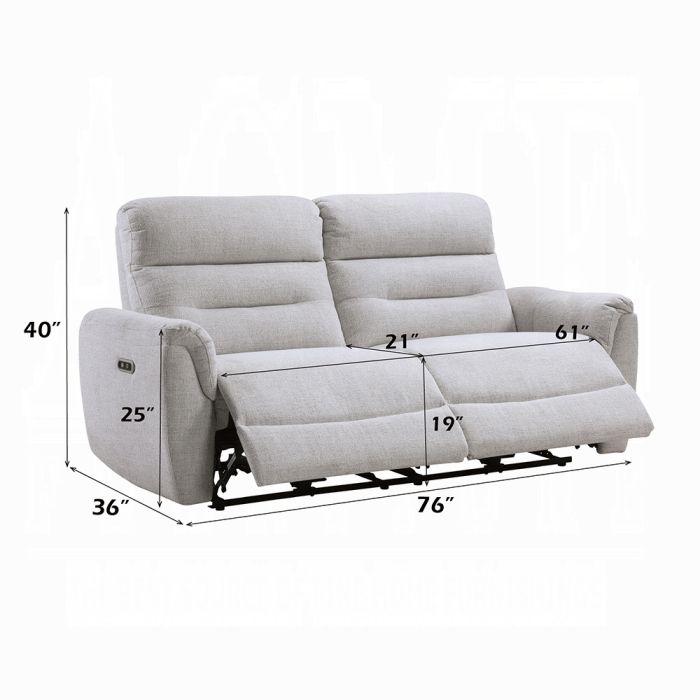 Eastre Power Motion Sofa w/USB Port 