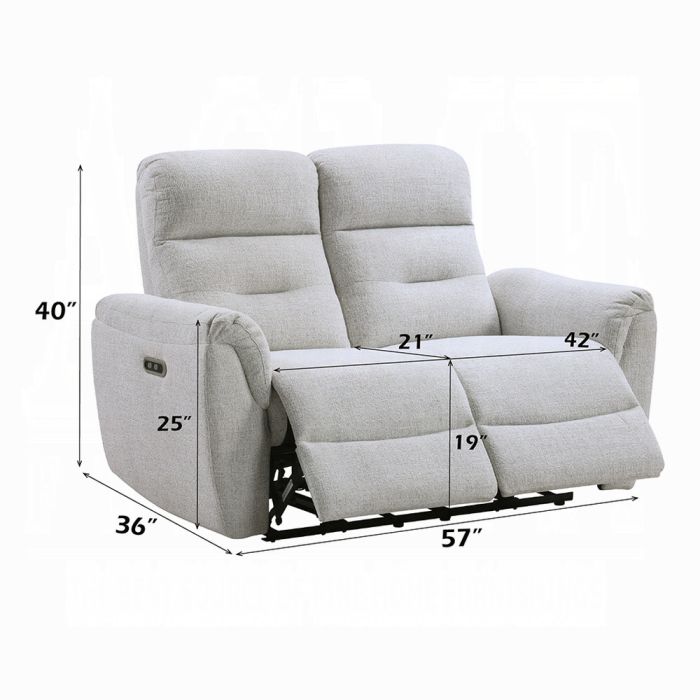 Eastre Power Motion Loveseat w/USB Port 