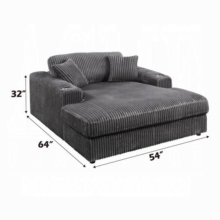 Hilde Chaise w/2 Pillows