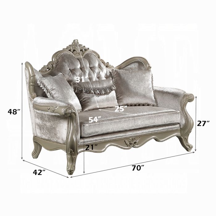 Libertee Loveseat w/3 Pillows