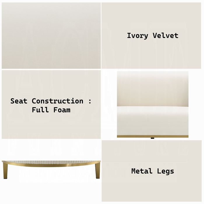 Martina Loveseat w/2 Pillows