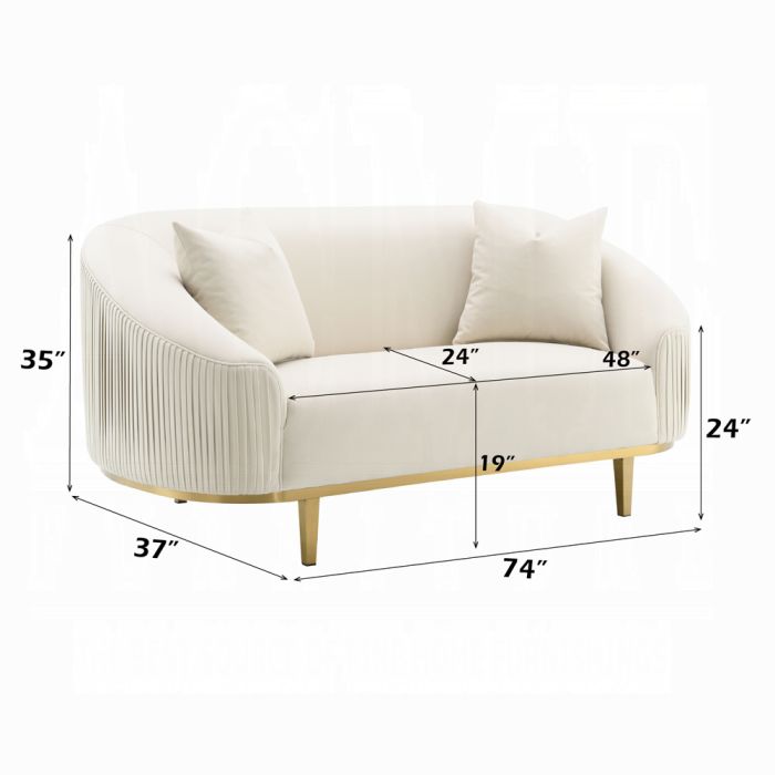 Martina Loveseat w/2 Pillows