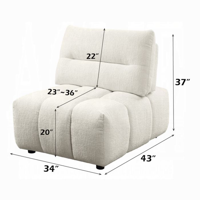 Loanna Modular - Armless Chair