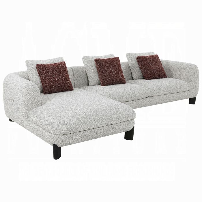 Mardi Sectional Sofa w/6 Pillows