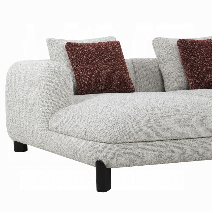 Mardi Sectional Sofa w/6 Pillows