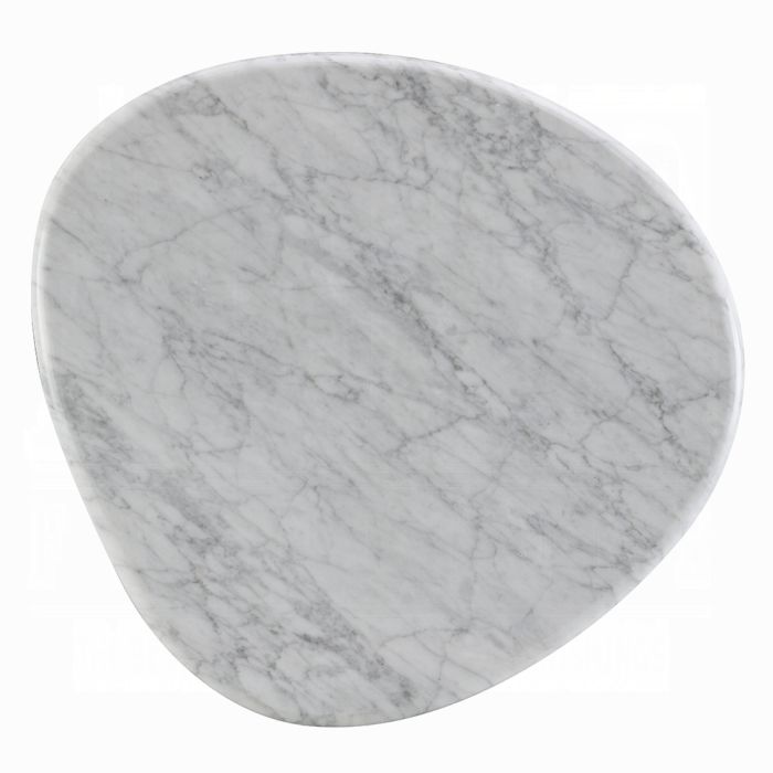 Haidar End Table w/Natural Marble