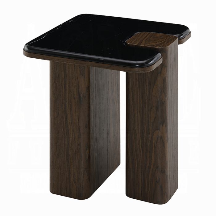 Dana End Table w/Natural Marble