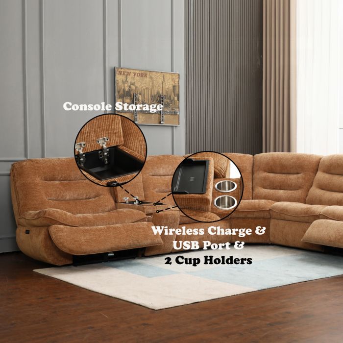 Emmy Power Motion Sectional Sofa