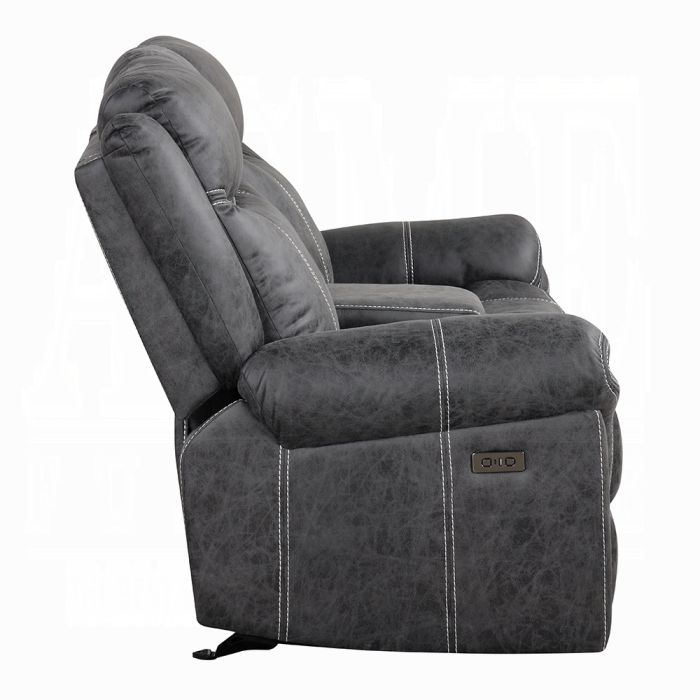 Zubaida Power Glider Motion Loveseat w/USB