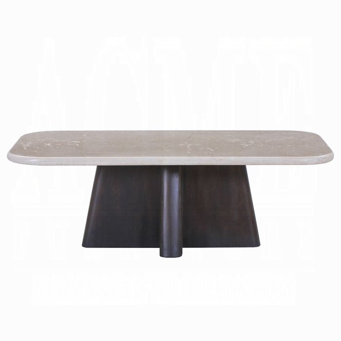 Jacory Coffee Table w/Bottocino Marble Top
