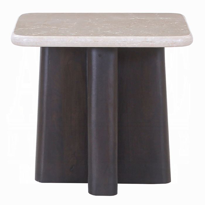 Jacory End Table w/Bottocino Marble Top