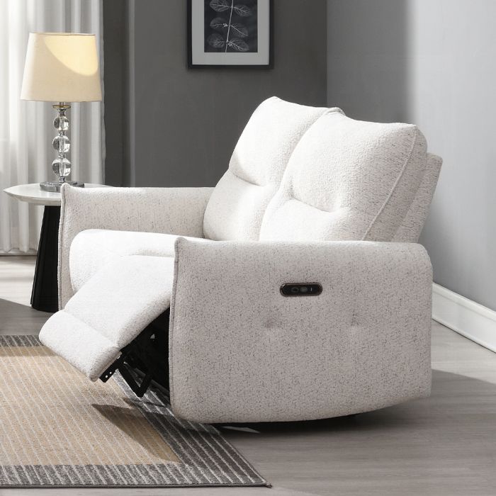 Lalisa Power Motion Loveseat w/USB Port