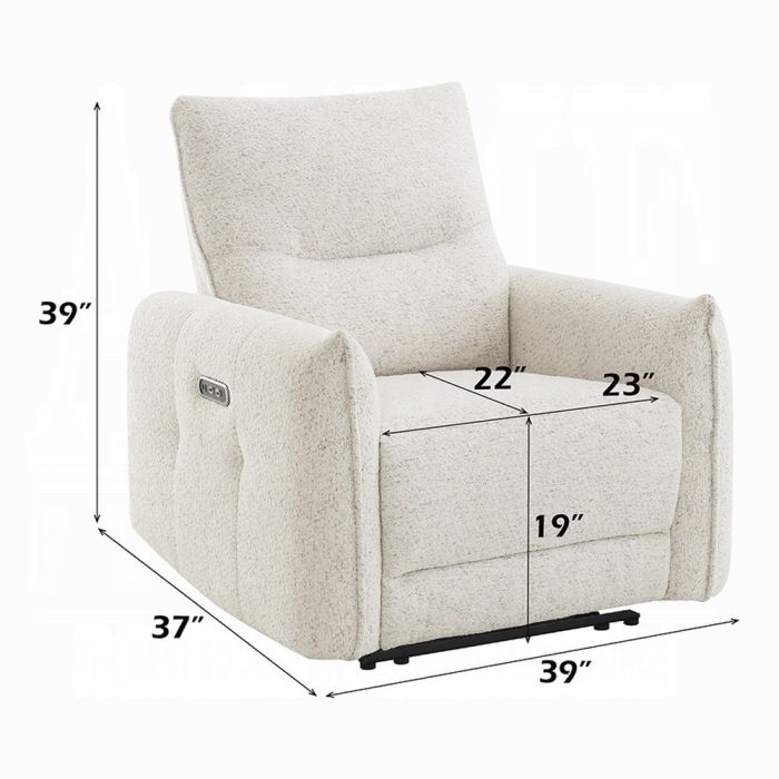 Lalisa Power Motion Recliner w/USB Port