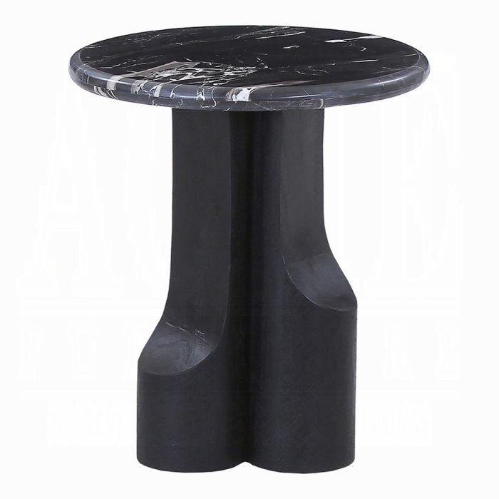 Kinton End Table w/Natural Marble Top