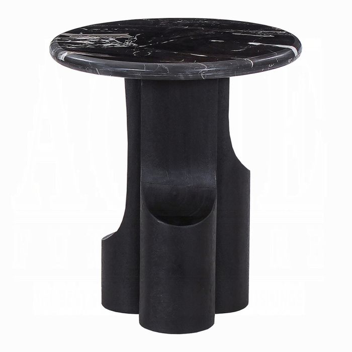 Kinton End Table w/Natural Marble Top
