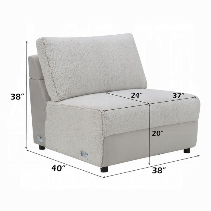 Tarrance Modular Armless Chair