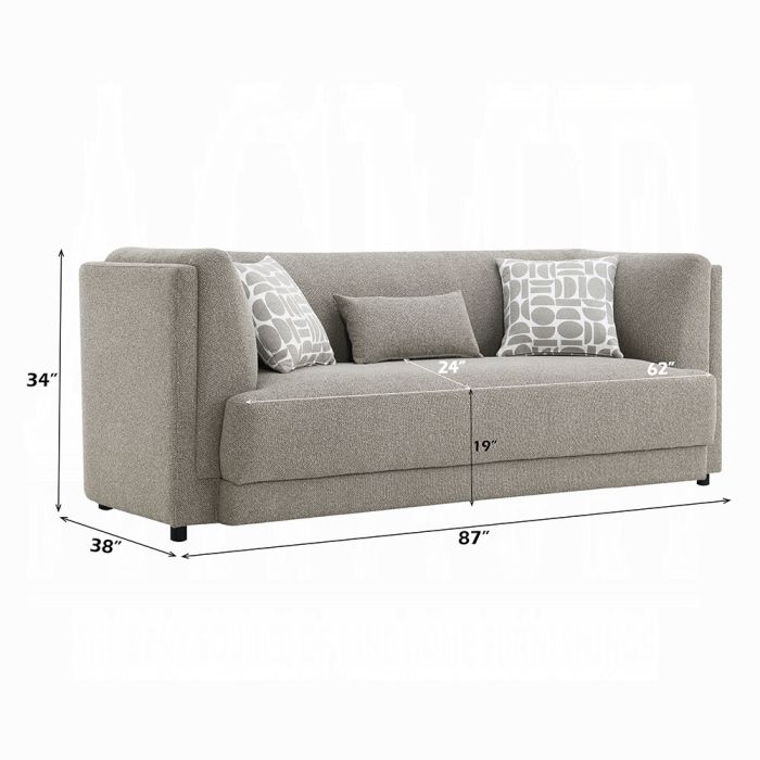 Glenda Sofa w/3 Pillows
