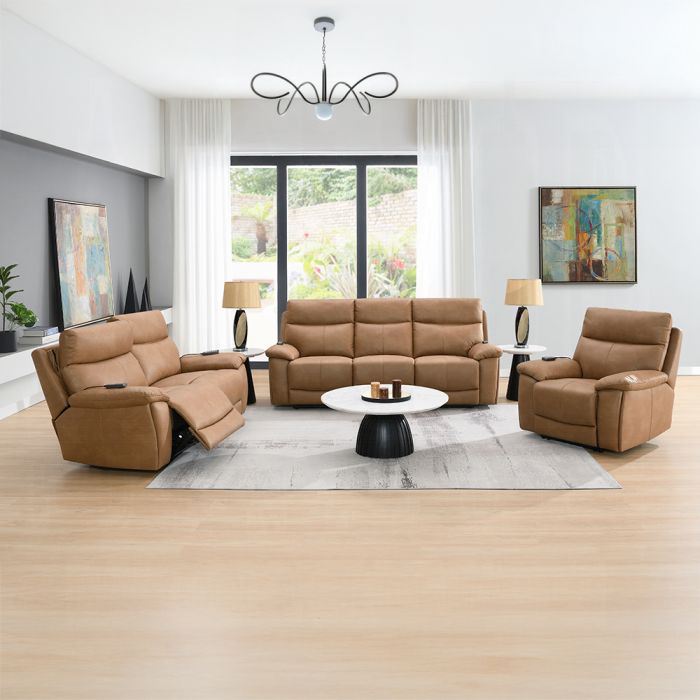 Chavis Power Motion Sofa w/USB & Power Headrest