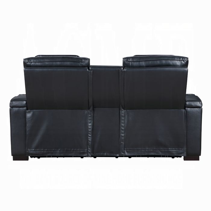 Ephron Power Motion Loveseat W/ Console, Power Headrests, LED & Speakers