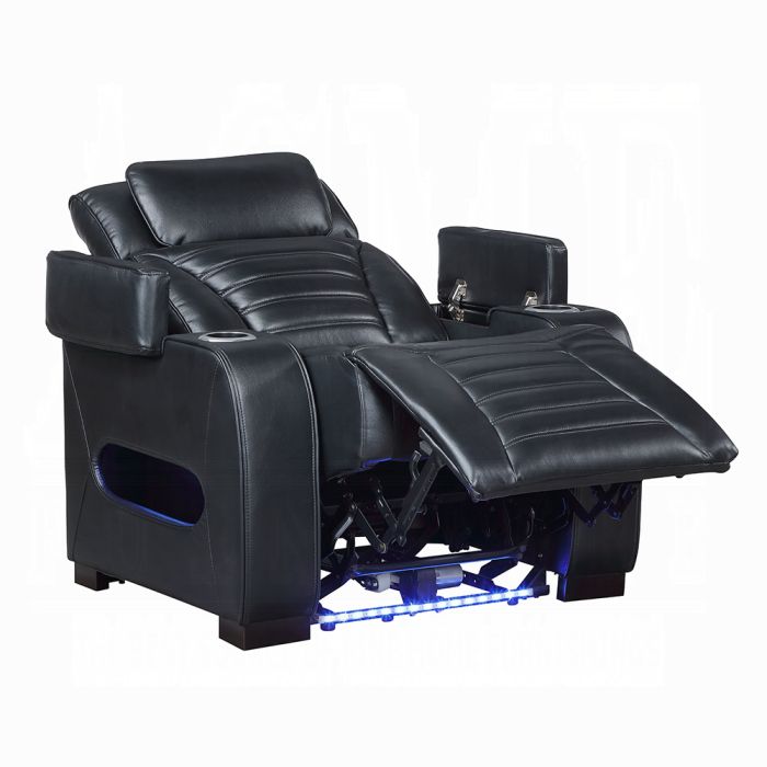 Ephron Power Motion Recliner W/Power Headrest & LED 