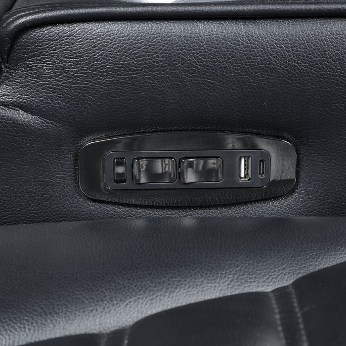 Ephron Power Motion Recliner W/Power Headrest & LED 