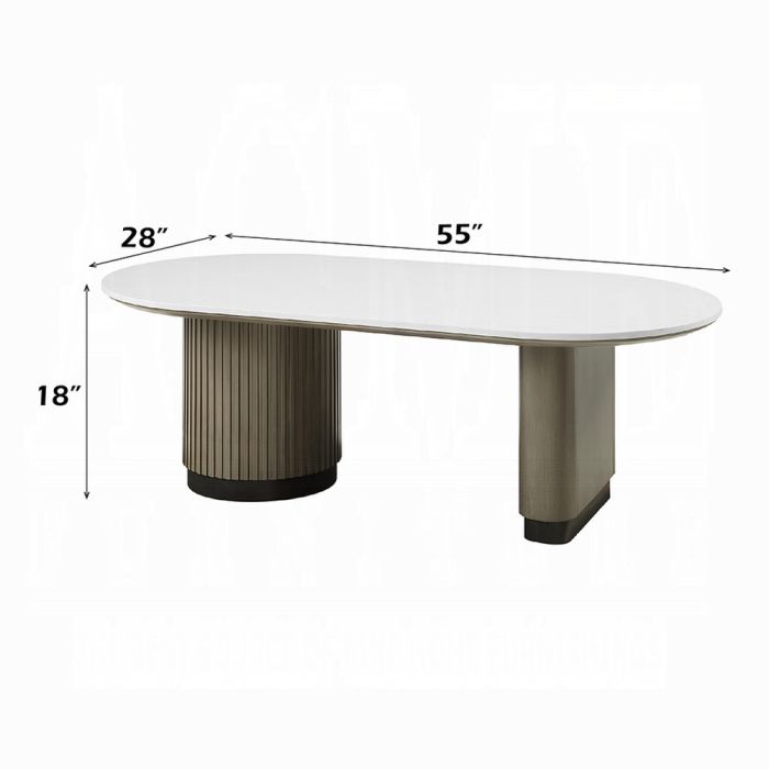 Clayten Coffee Table w/Engineered Top
