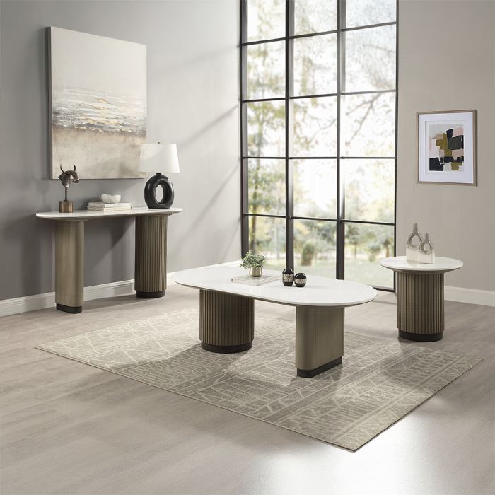 Clayten Coffee Table w/Engineered Top